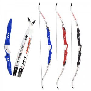 Nika Archery 68 นิ้วโบว์กับ 25 นิ้วแมกนีเซียมอัลลอยด์ Riser สำหรับการฝึกฝนธนูธนูธนู