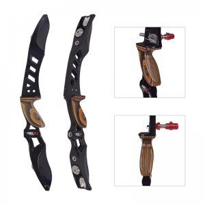 Nika ยิงธนู 220010 ET-3 21 นิ้ว RH ILF RECURVE Riser สำหรับ R Ecurve Bow กลางแจ้งยิงเป้าหมาย