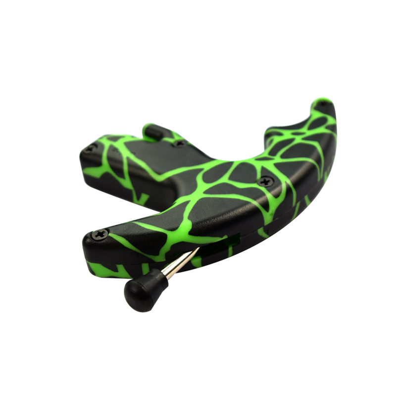 ELONG กลางแจ้ง 42RA01-GNS สีเขียว Camo Thumb ปล่อยช่วยเหลือยิงธนูธนูทดกำลังยิงโดยใช้ช่วยเหลือ