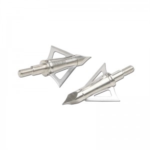 NIKA ยิงธนู 15B027 3 ใบมีดคงที่ 150 เมล็ดล่าสัตว์ Broadheads ยิงธนูหน้าไม้กลอนล่าสัตว์