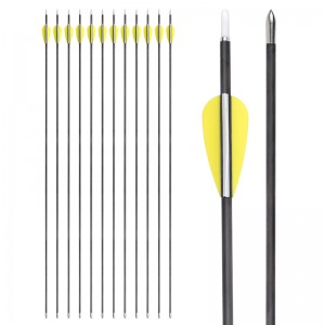 ELONG กลางแจ้ง 121125 ID3.2mm ลูกศรคาร์บอนบริสุทธิ์ 32 \\\\ \'\\\\\' Archery ลูกศรคาร์บอนสำหรับการถ่ายภาพและการปฏิบัติเป้าหมาย